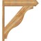 Ekena Millwork Funston Arts & Crafts Rough Sawn Outlooker, Western Red Cedar, 8"W x 38"D x 42"H OUT08X38X42FST03RWR - alternate 2